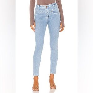 NWOT $195 One Teaspoon Denim High Waisted Preachers Slim Fit Jean Size 24